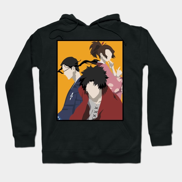 SAMUARAI CHAMPLOO - FUU, JIN, & MUGEN Hoodie by NOONA RECORD